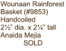 Wounaan Rainforest Basket (#9853) Handcoiled 2½” dia. x 2¼” tall Anaida Mejia SOLD